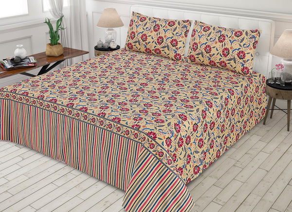 Premium Cotton Bed Sheet (D-13)