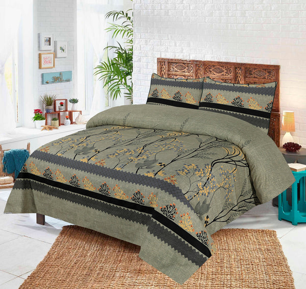 Premium Cotton Bed Sheet (D-33)