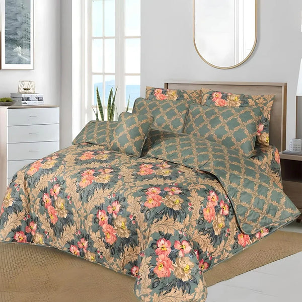 7 Pcs Comforter Set King Size (Design KCC 99)