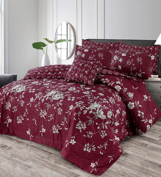 7 Pcs Comforter Set King Size (Design KCC-83)