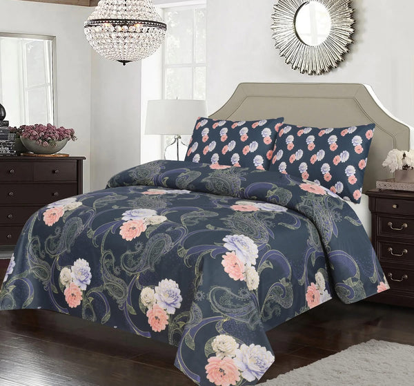 Premium Cotton Bed Sheet (D-26)