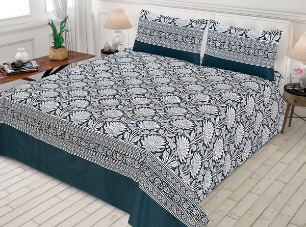 Premium Cotton Bed Sheet (D-23)