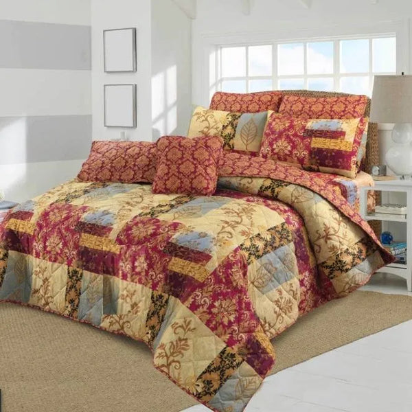 7 Pcs Comforter Set King Size (Design KCC 101)