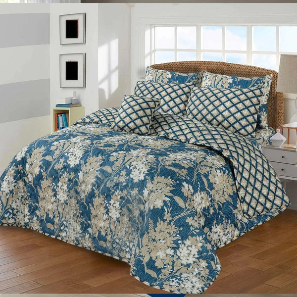 7 Pcs Comforter Set King Size (Design KCC 98)