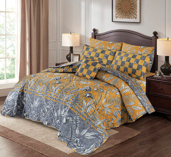 7 Pcs Comforter Set King Size (Design KCC 94)
