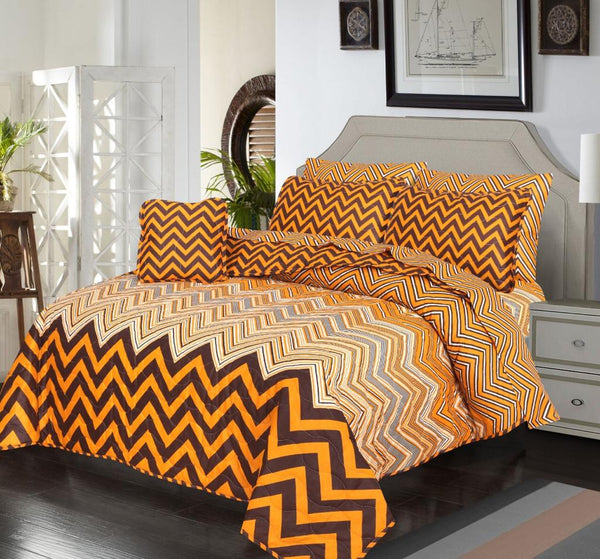 7 Pcs Comforter Set King Size (Design KCC 93)