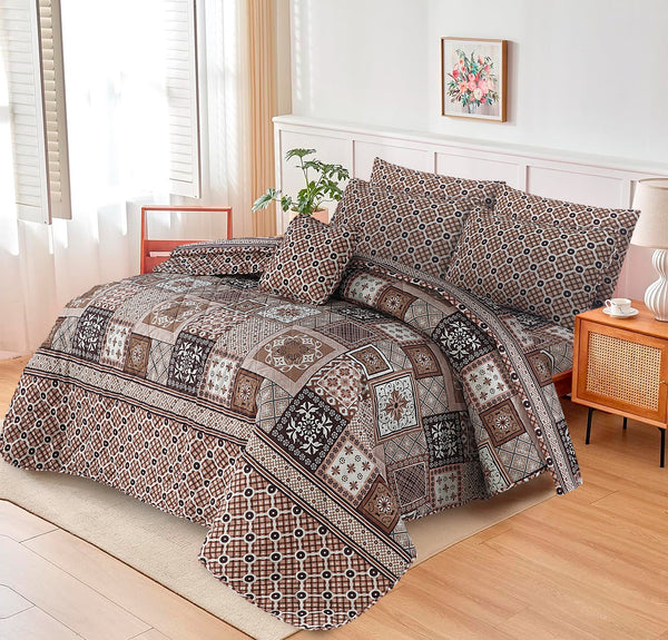 7 Pcs Comforter Set King Size (Design KCC 95)