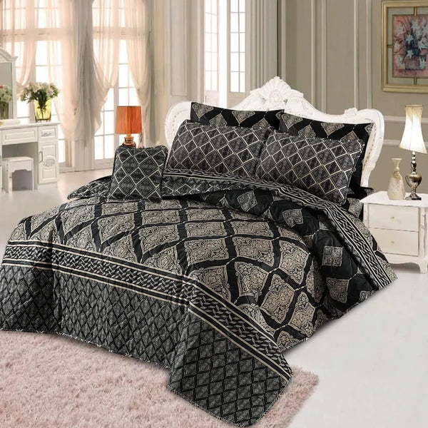 7 Pcs Comforter Set King Size (Design KCC 86)