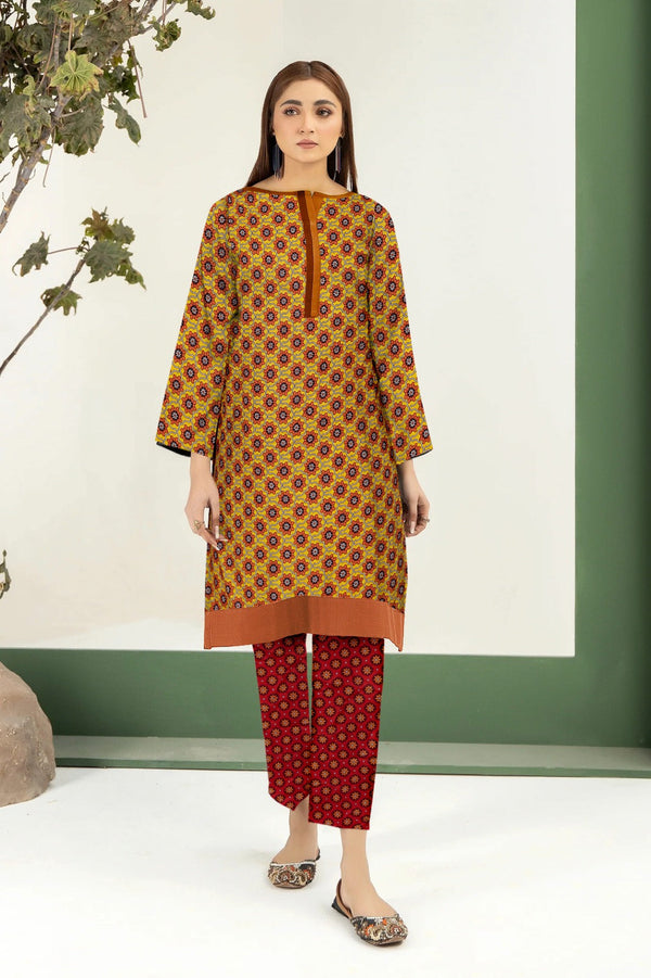 2 Piece – Cotton Digital Print Suit ( Design LS-1)