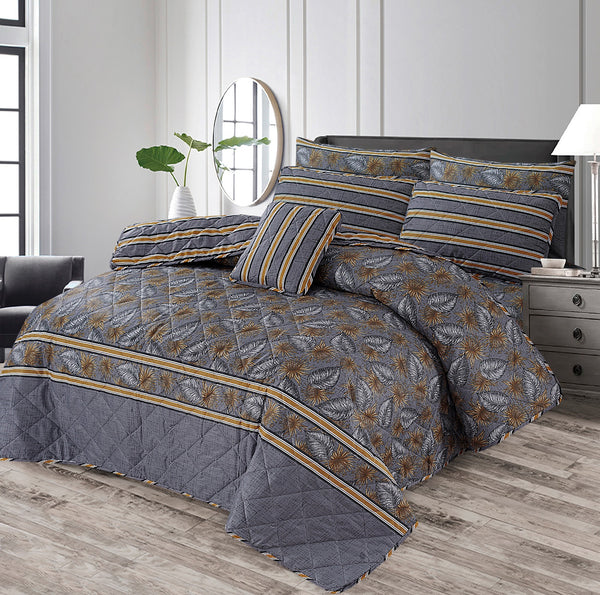 7 Pcs Comforter Set King Size (Design KCC 84)