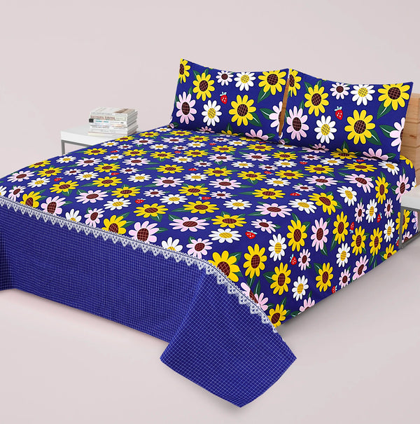 Premium Cotton Bed Sheet (D-65)