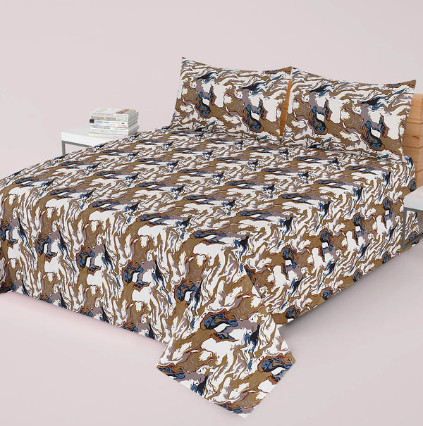 Premium Cotton Bed Sheet (D-67)