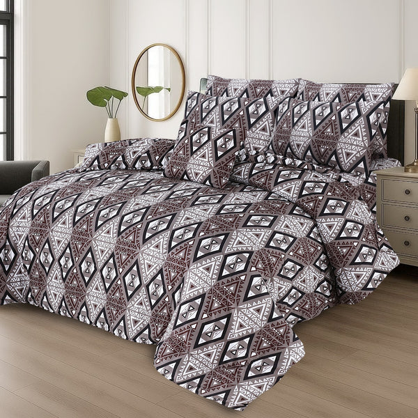 7 Pcs Comforter Set King Size (Design KCC-87)