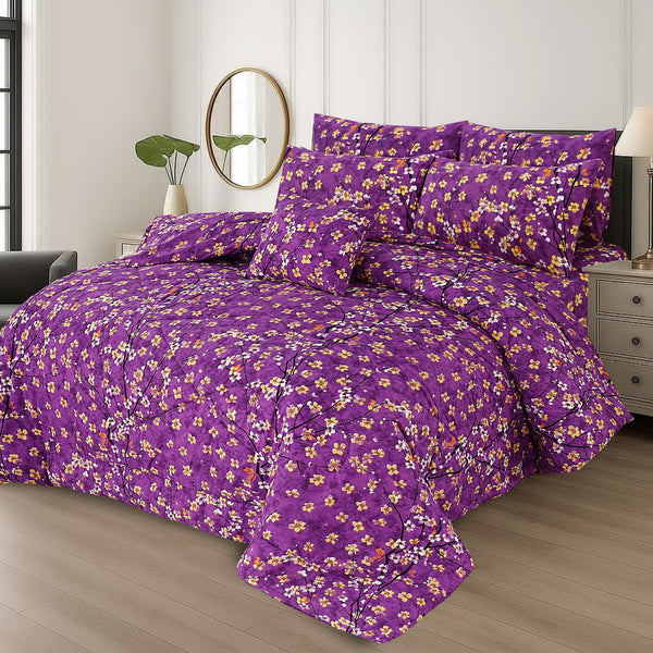 7 Pcs Comforter Set King Size (Design KCC-88)