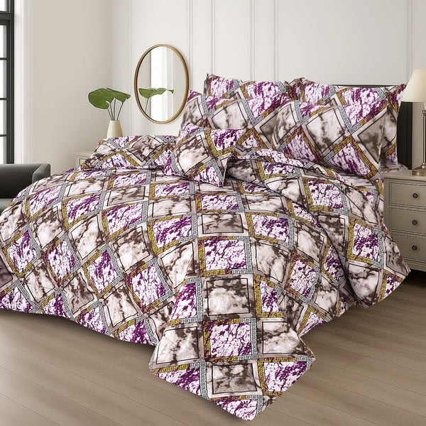 7 Pcs Comforter Set King Size (Design KCC-89)