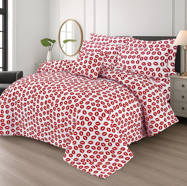 7 Pcs Comforter Set King Size (Design KCC-91)