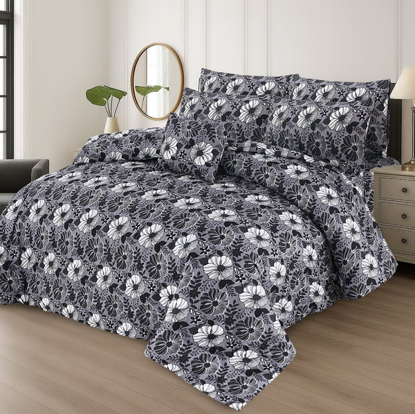 7 Pcs Comforter Set King Size (Design KCC-96)