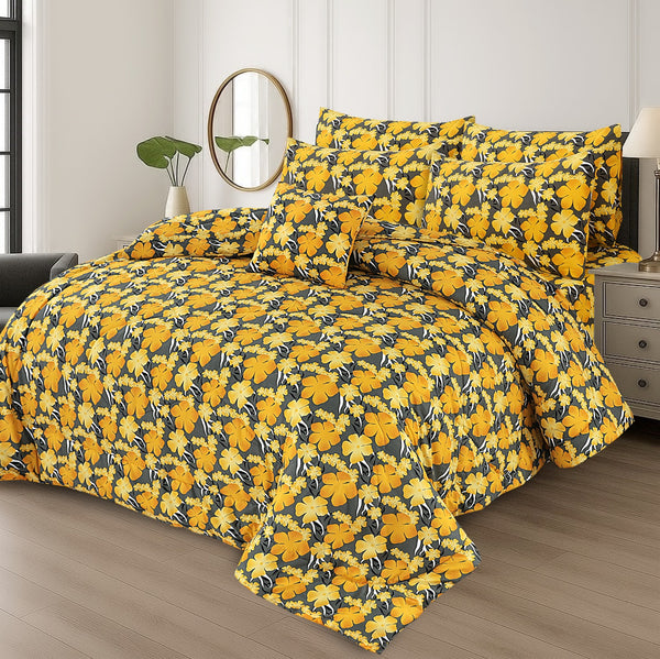 7 Pcs Comforter Set King Size (Design KCC-95)