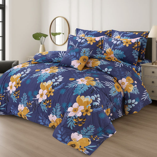 7 Pcs Comforter Set King Size (Design KCC-97)