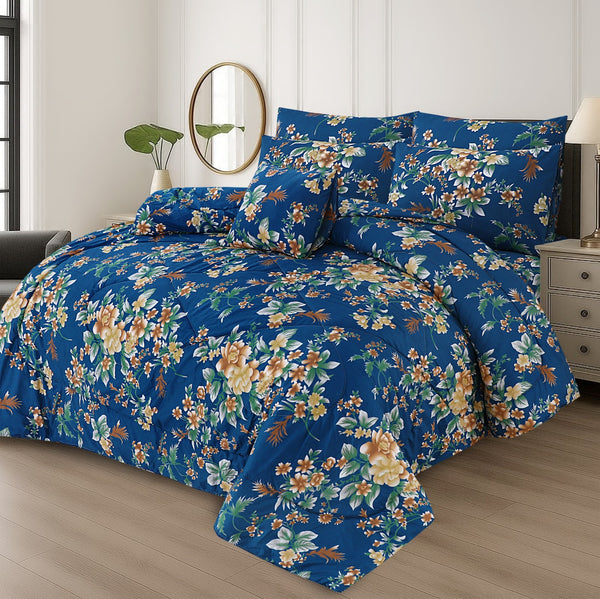 7 Pcs Comforter Set King Size (Design KCC-99)