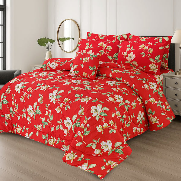 7 Pcs Comforter Set King Size (Design KCC-105)