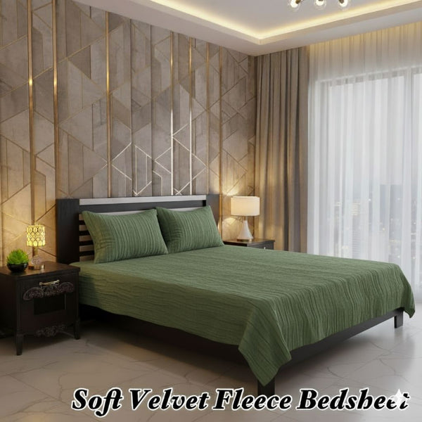 Fleece Bedsheet 3 Pcs (F-16)
