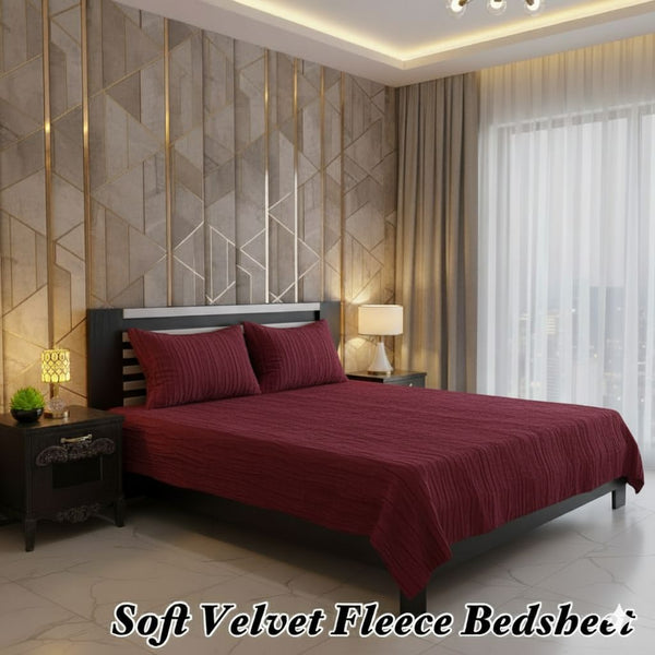 Fleece Bedsheet 3 Pcs (F-14)