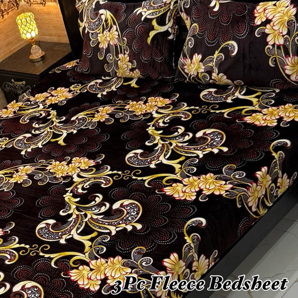 Fleece Bedsheet 3 Pcs (F-29)