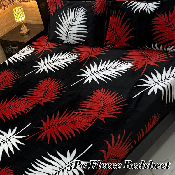 Fleece Bedsheet 3 Pcs (F-30)