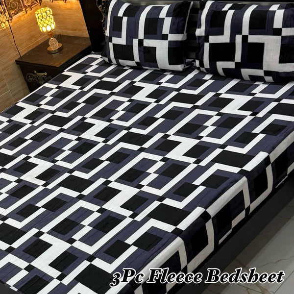 Fleece Bedsheet 3 Pcs (F-31)