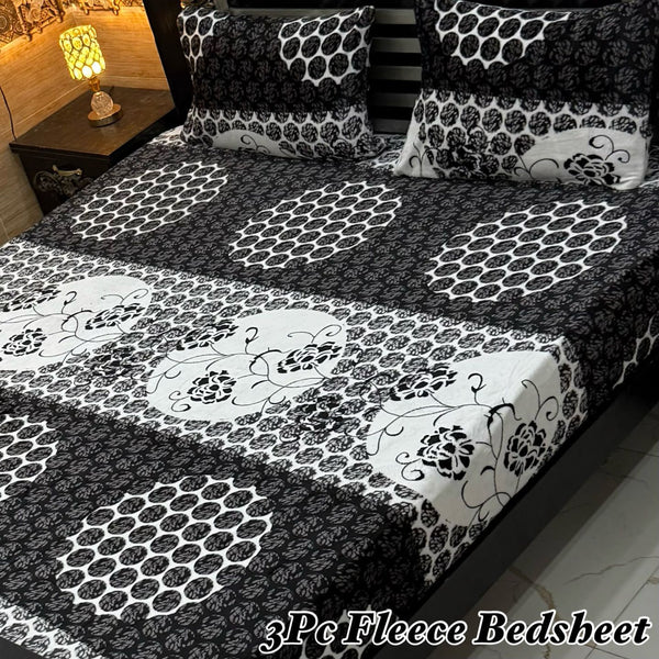 Fleece Bedsheet 3 Pcs (F-33)