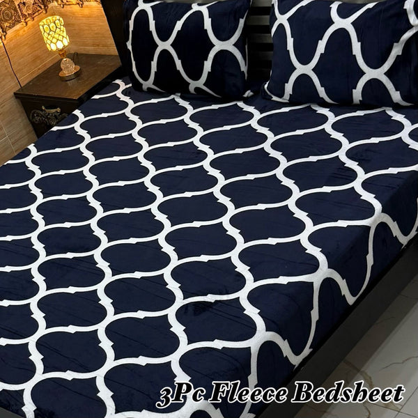Fleece Bedsheet 3 Pcs (F-35)