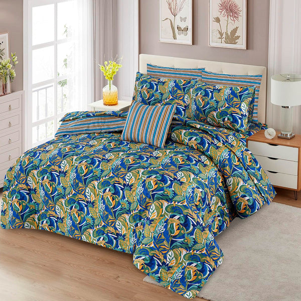 7 Pcs Comforter Set King Size Design KCC 53
