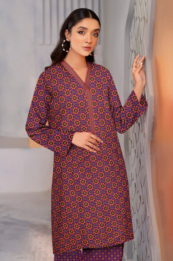2 Piece – Cotton Digital Print Suit ( Design LS50)