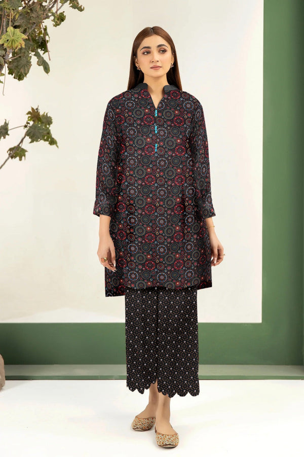2 Piece – Cotton Digital Print Suit ( Design LS57)