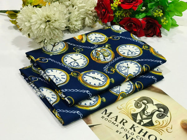 2 Piece – Cotton Digital Print Suit ( Design LS-26)