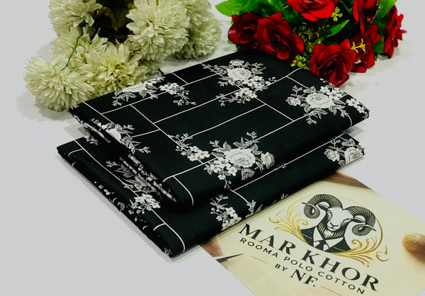 2 Piece – Cotton Digital Print Suit ( Design LS-51)