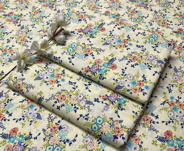 2 Piece – Cotton Digital Print Suit ( Design LS-68)