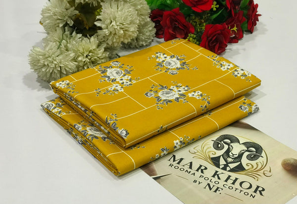 2 Piece – Cotton Digital Print Suit ( Design LS-43)