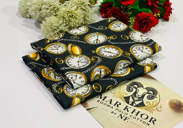 2 Piece – Cotton Digital Print Suit ( Design LS-27)