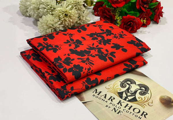 2 Piece – Cotton Digital Print Suit ( Design LS-65)