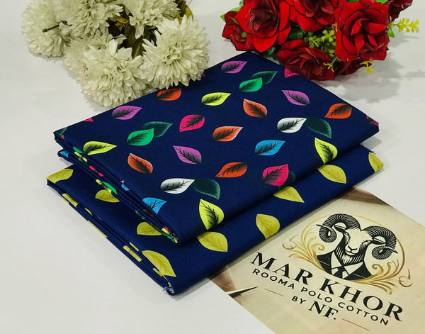 2 Piece – Cotton Digital Print Suit ( Design LS-38)