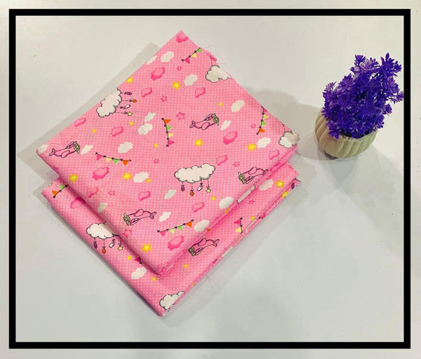 2 Piece – Cotton Digital Print Suit ( Design LS-73)