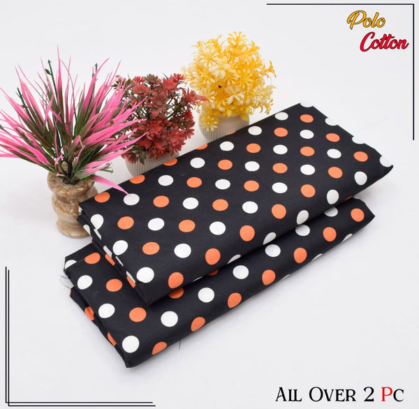 2 Piece – Cotton Digital Print Suit ( Design LS-72)