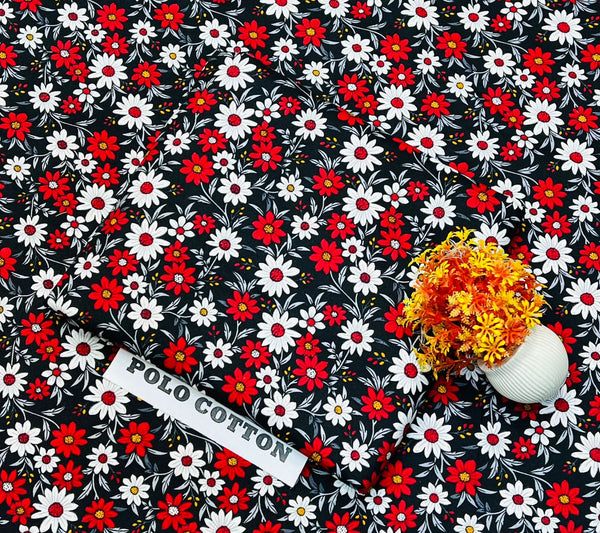 2 Piece – Cotton Digital Print Suit ( Design LS-19)