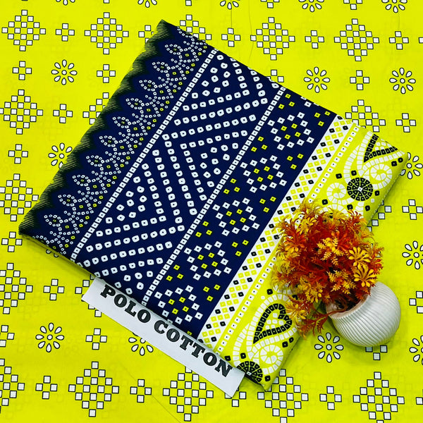 2 Piece – Cotton Digital Print Suit ( Design LS-22)