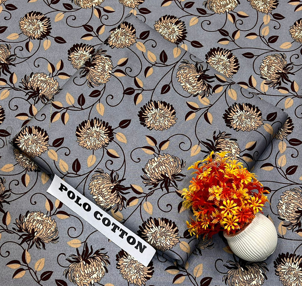 2 Piece – Cotton Digital Print Suit ( Design LS-11)